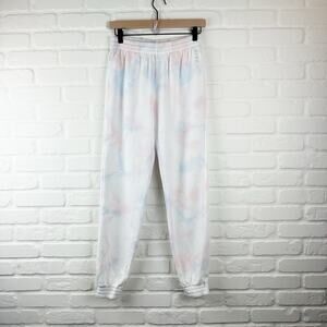 PINK Victoria's Secret Tie Dye Pink and Blue Campus Jogger XS